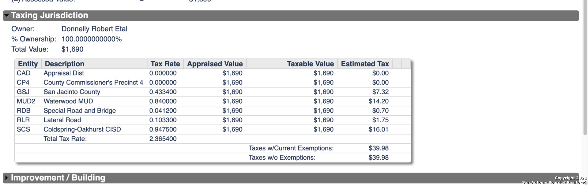 Lot 97 Park Forest , Huntsville, TX, 77320 | 1576886 | Realty Texas LLC