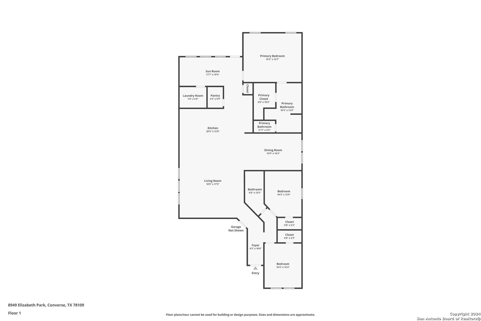 8949 Elizabeth Park , Converse, TX, 78109-4422 | 1777882 | Realty Texas LLC