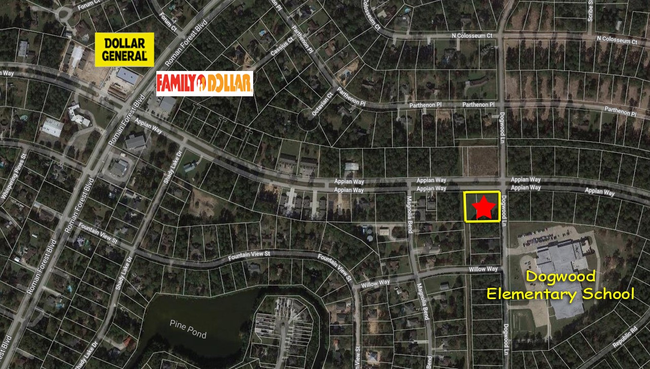 Lot 1-2 Appian Way, Roman Forest, TX, 77357 | 81478288 | Realty Texas LLC