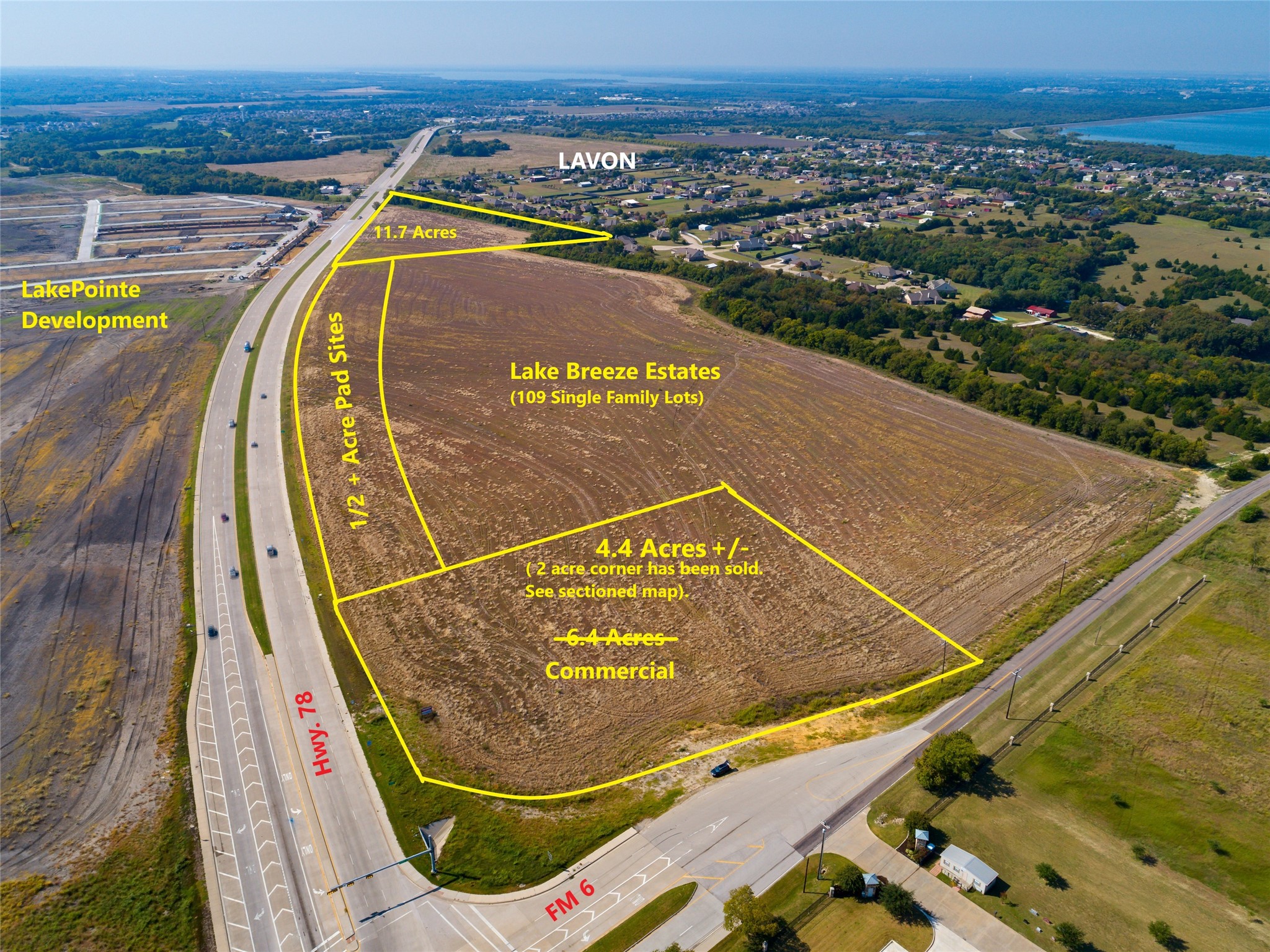 0000 State Highway 78 Highway , Lavon, TX, 75166 | 14136516 | Realty Texas LLC