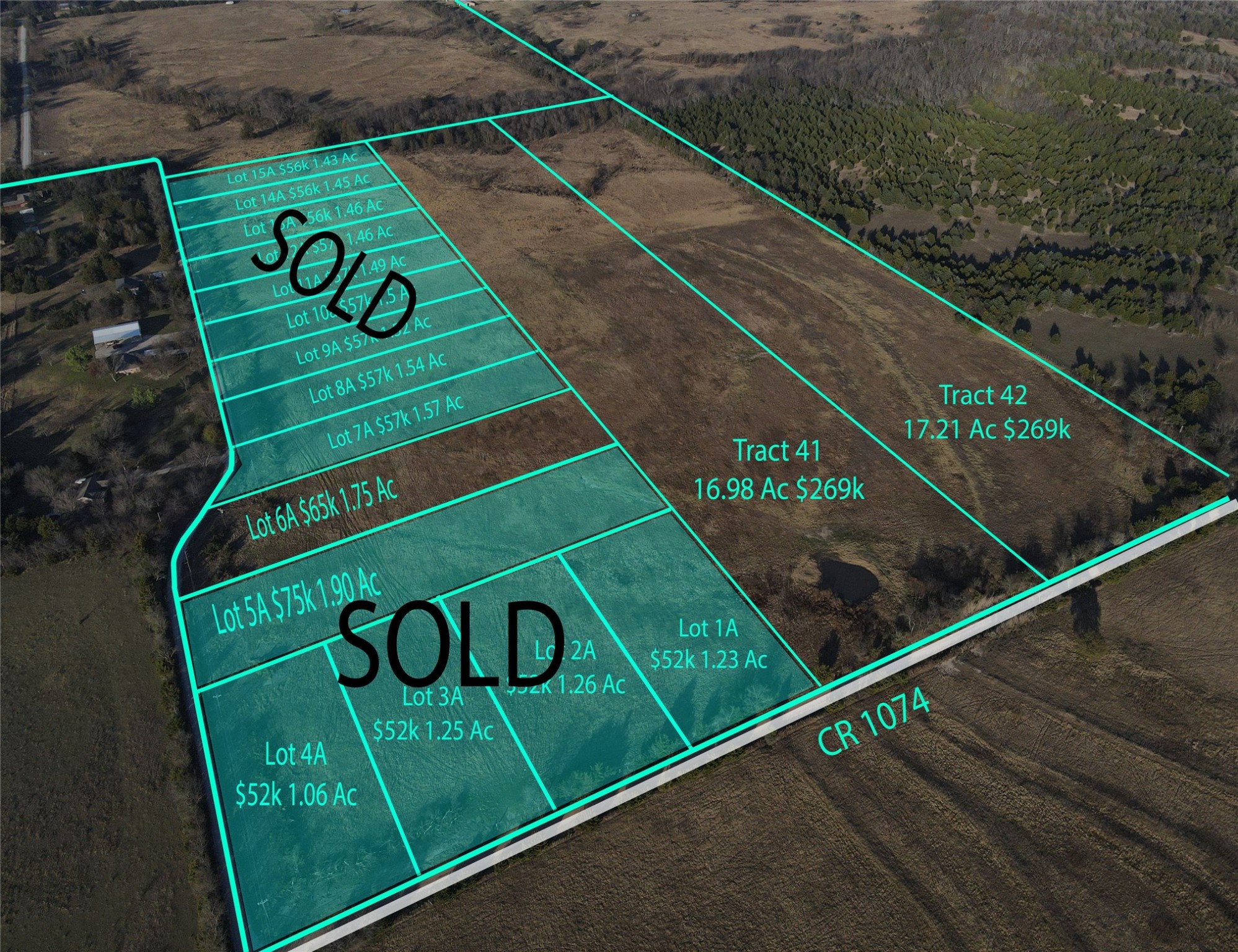 Tract42 CR 1074 , Celeste, TX, 75423 | 14731448 | Realty Texas LLC