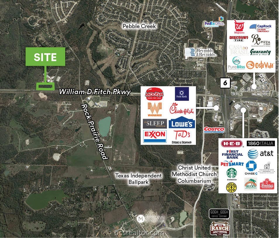 000 SEC of Williams Creek Dr & William D Fitch Pkwy, College Station, TX, 77845 | 22004824 | Realty Texas LLC