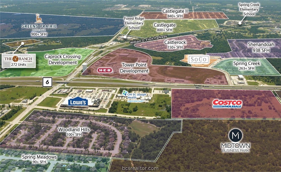 000 SEC of Williams Creek Dr & William D Fitch Pkwy, College Station, TX, 77845 | 22004824 | Realty Texas LLC