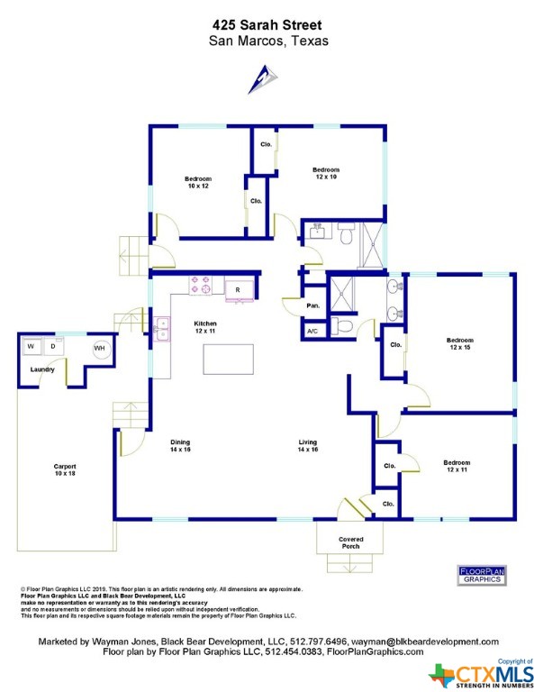 425 Sarah Drive , San Marcos, TX, 78666 | 468236 | Realty Texas LLC
