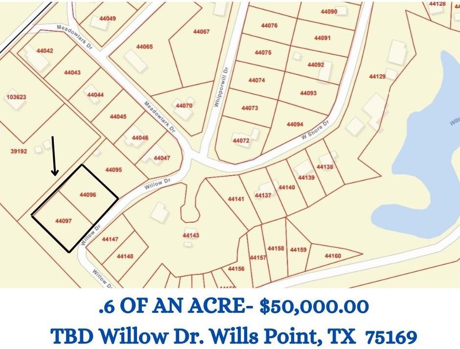 TBD Willow Drive , Wills Point, TX, 75169 | 20535617 | Realty Texas LLC