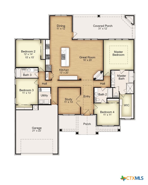 915 Bending Branch Way , Temple, TX, 76502 | 535309 | Realty Texas LLC