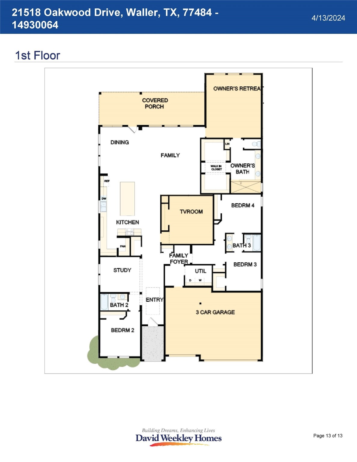 21518 Oakwood Drive , Waller, TX, 77484 | 71846685 | Realty Texas LLC
