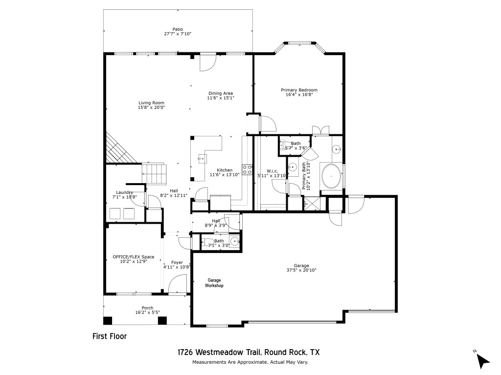 1726 Westmeadow Trail , Round Rock, TX, 78665 | 1270608 | Realty Texas LLC