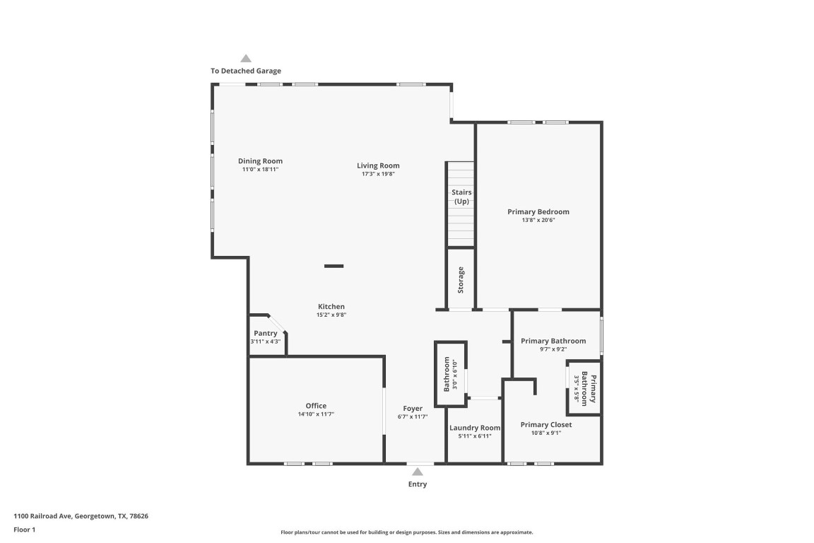 1100 Railroad Avenue , Georgetown, TX, 78626 | 7574136 | Realty Texas LLC