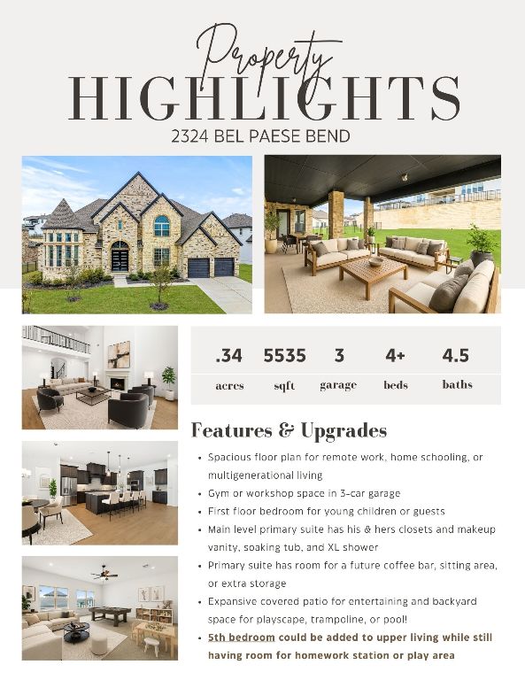 2324 Bel Paese Bend , Leander, TX, 78641 | 6498112 | Realty Texas LLC