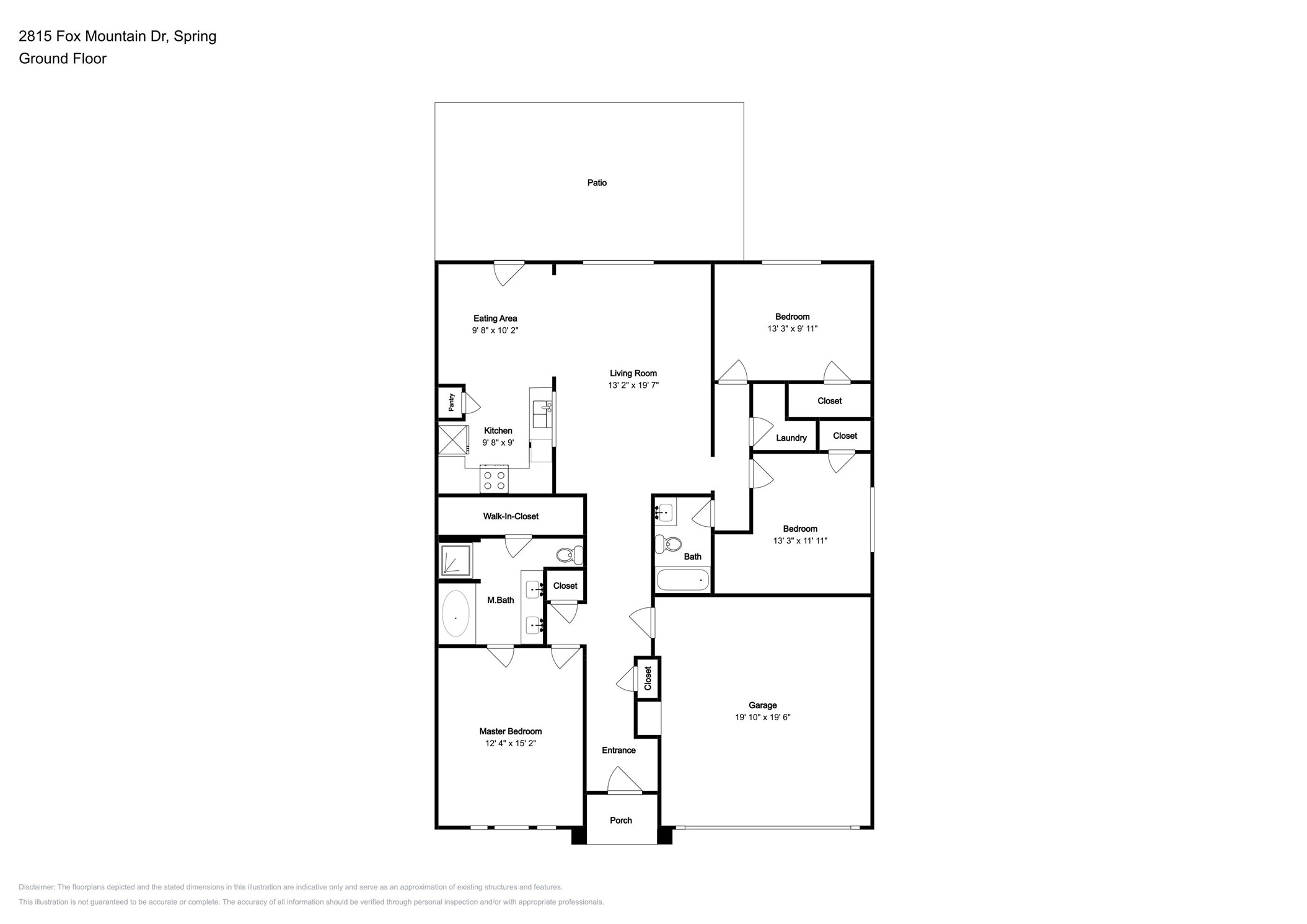 2815 Fox Mountain Drive , Spring, TX, 77386 | 94175336 | Realty Texas LLC