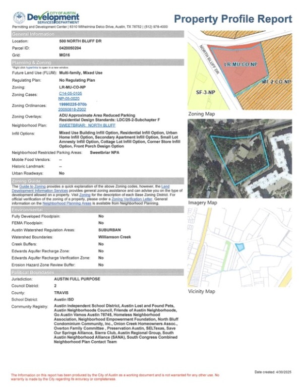 500 North Bluff Drive, Austin, TX, 78745 | 6670629 | Realty Texas LLC