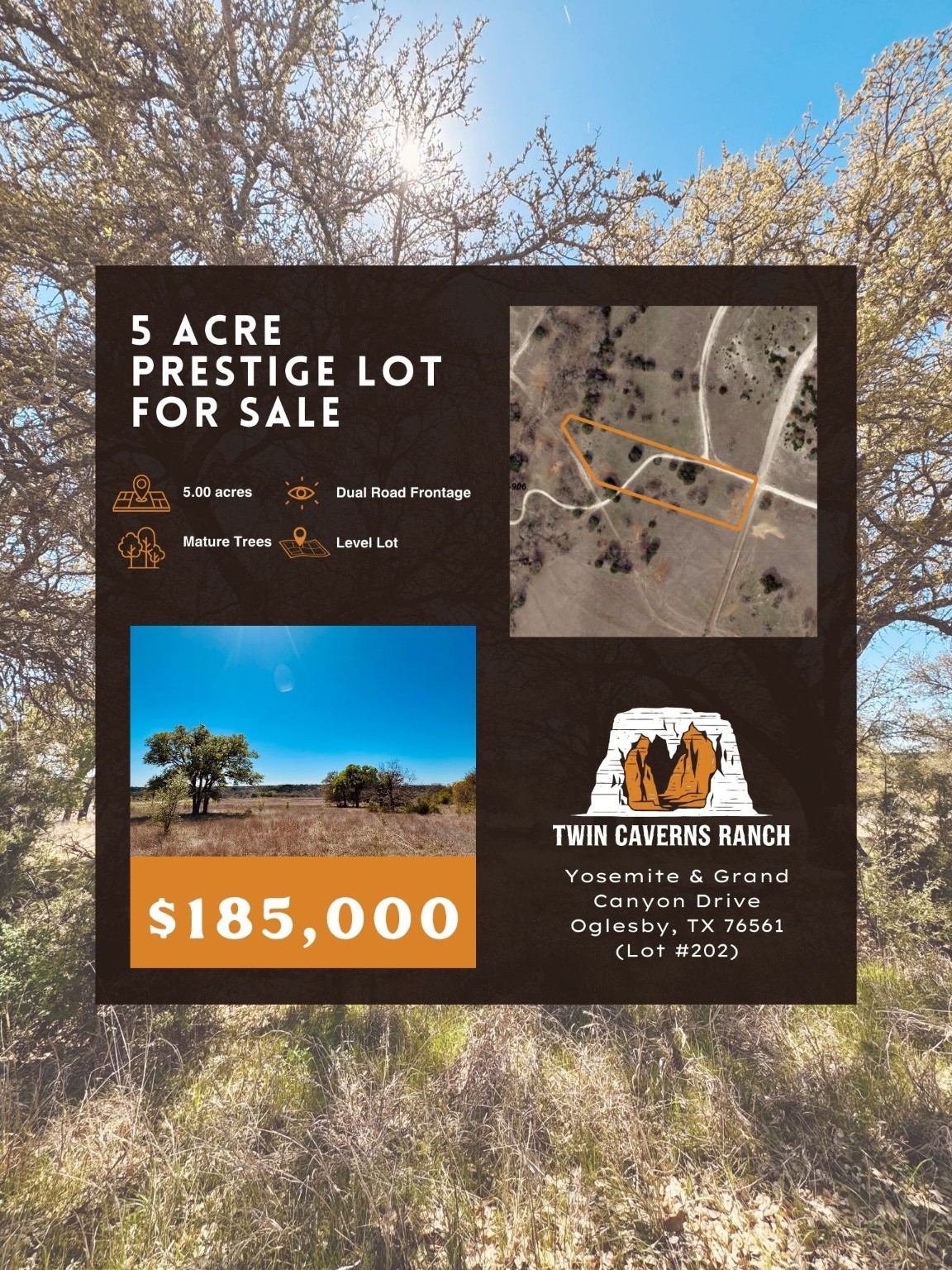 TBD Yosemite Drive , Oglesby, TX, 76561 | 20931523 | Realty Texas LLC