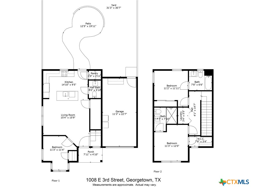 1008 E 3rd St , Georgetown, TX, 78626 | 579620 | Realty Texas LLC