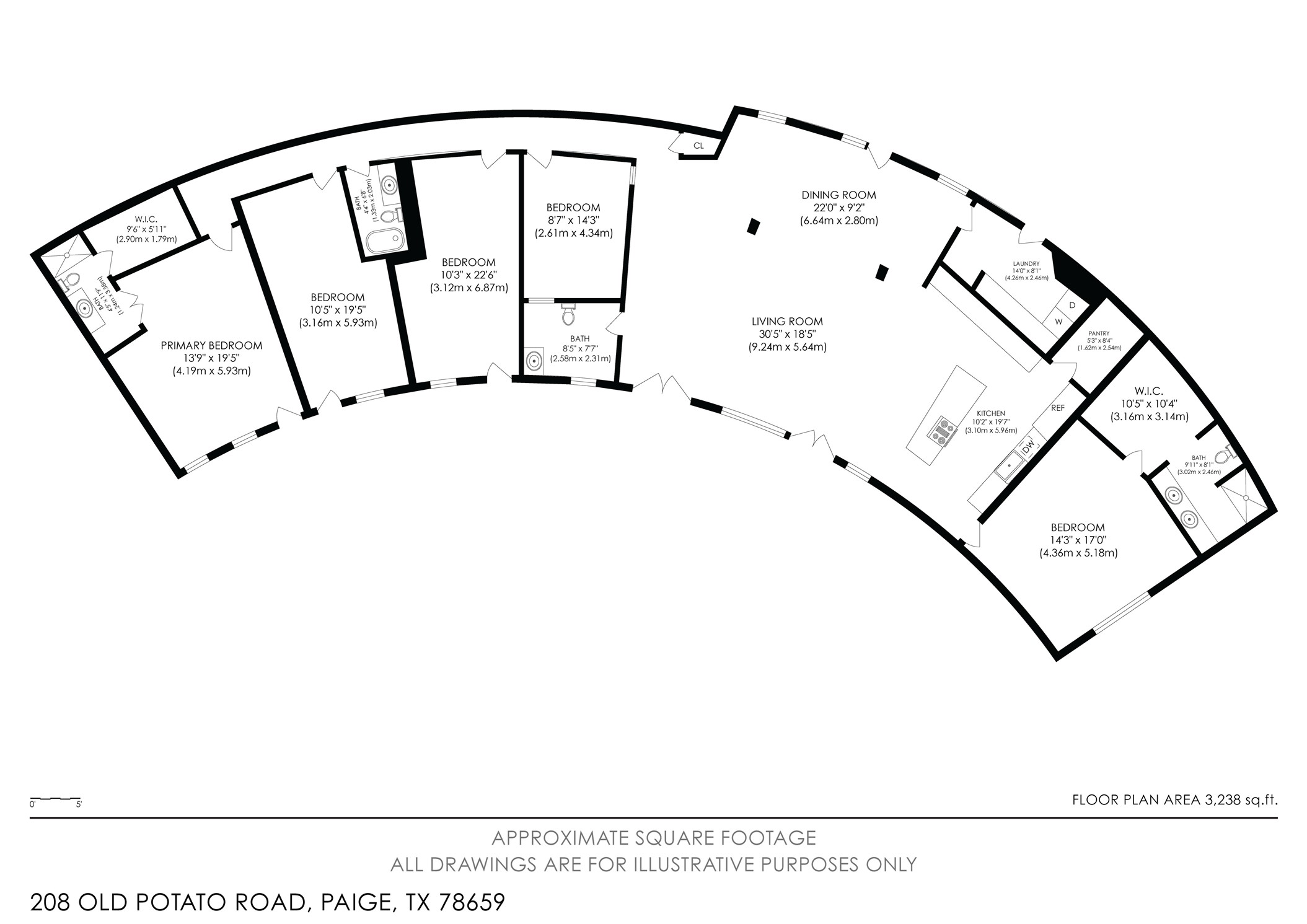 208 Old Potato RD, Paige, TX, 78659 | 8894211 | Realty Texas LLC