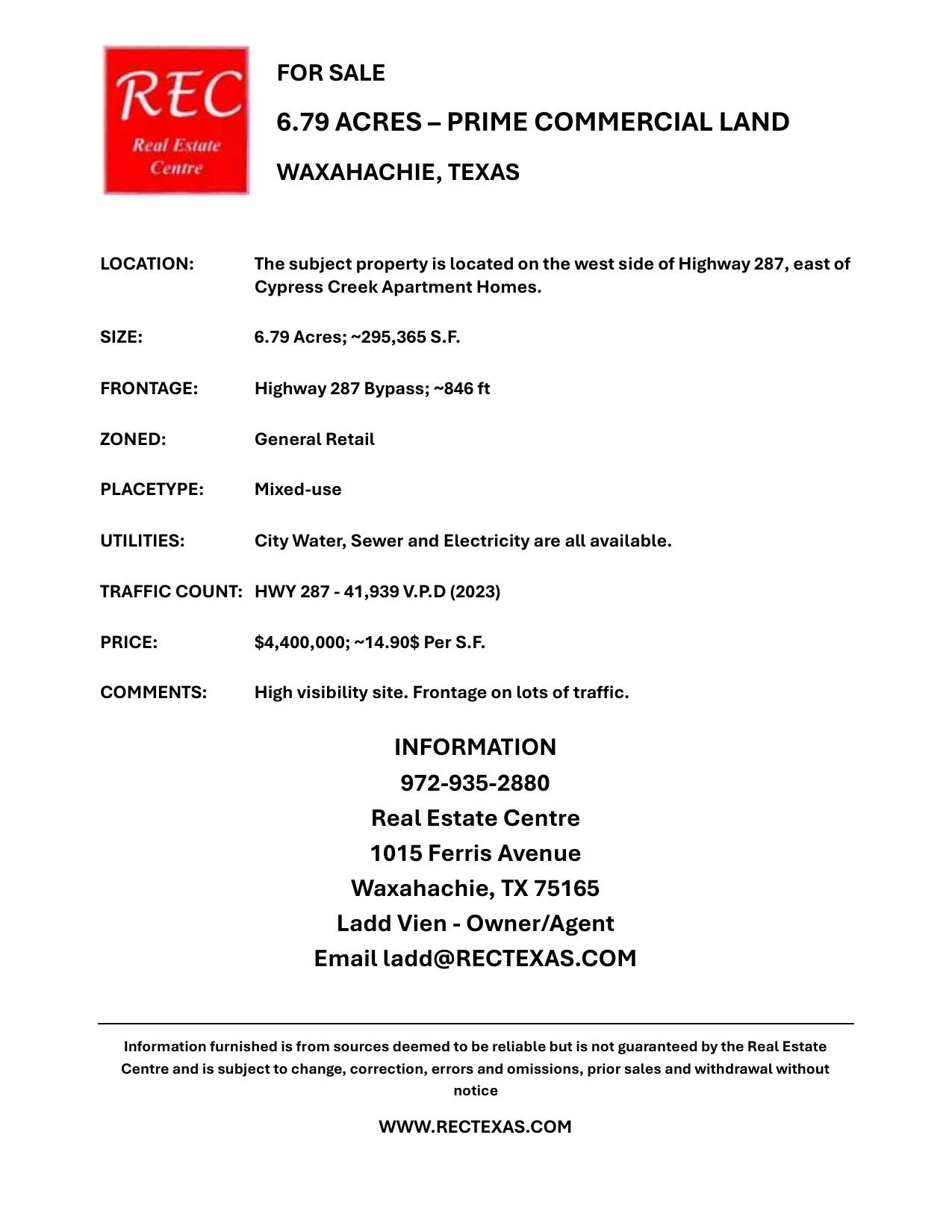 549 Cypress Creek Boulevard, Waxahachie, TX, 75165 | 20979569 | Realty Texas LLC