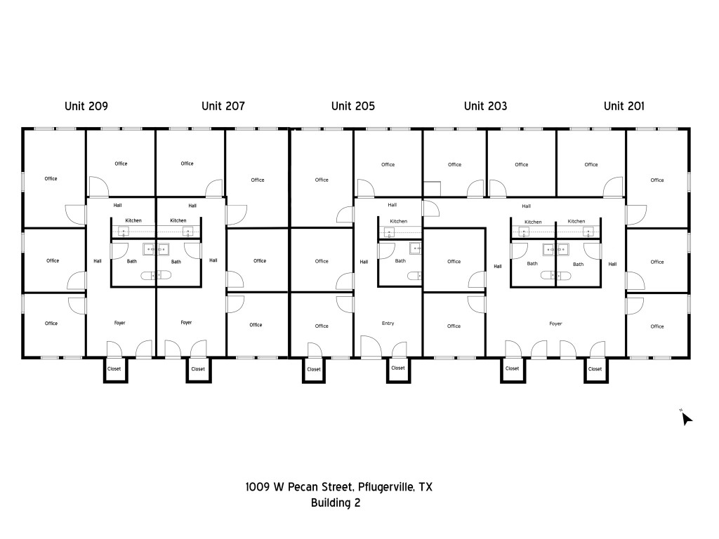 1009 W Pecan Street 201, 203, 205, 207, 209, Pflugerville, TX, 78660 | 2843206 | Realty Texas LLC