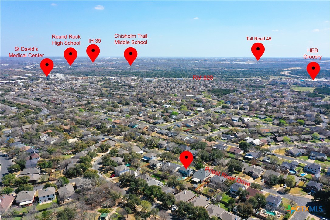 8422 Priest River Drive, Round Rock, TX, 78681 | 606630 | Realty Texas LLC