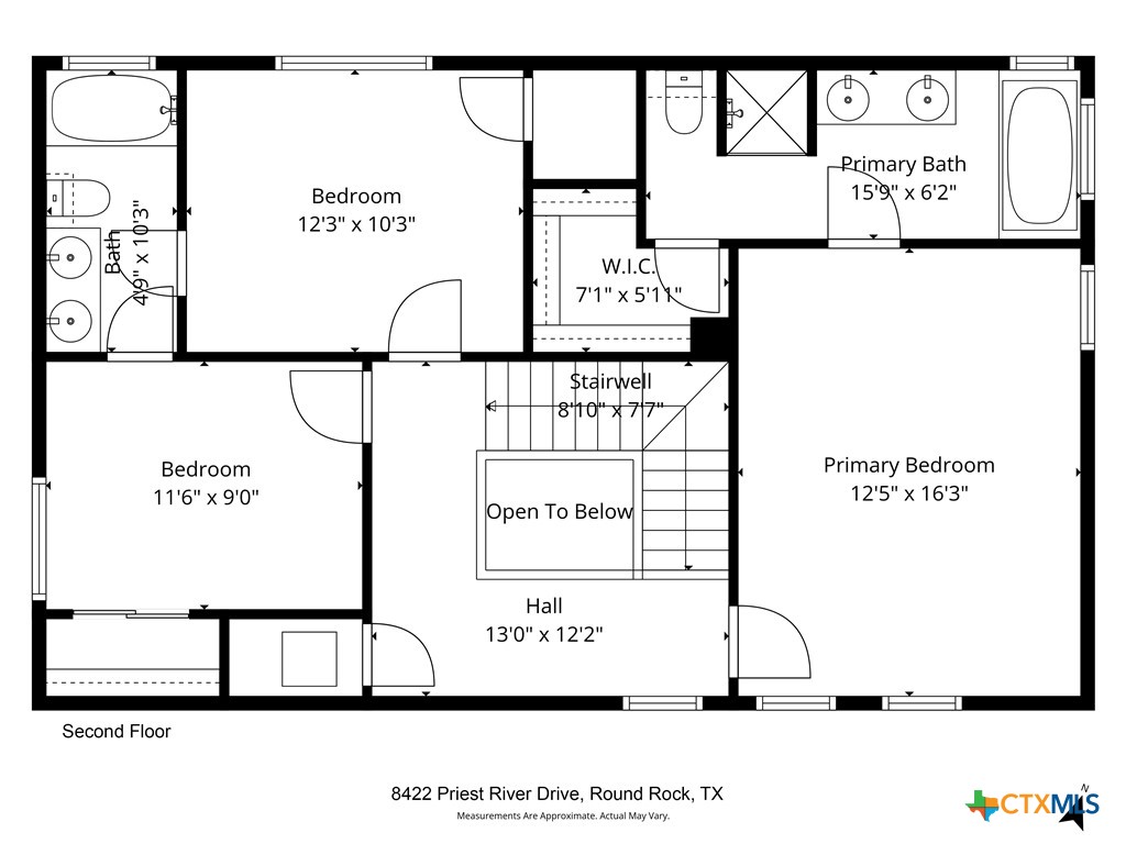 8422 Priest River Drive, Round Rock, TX, 78681 | 606630 | Realty Texas LLC