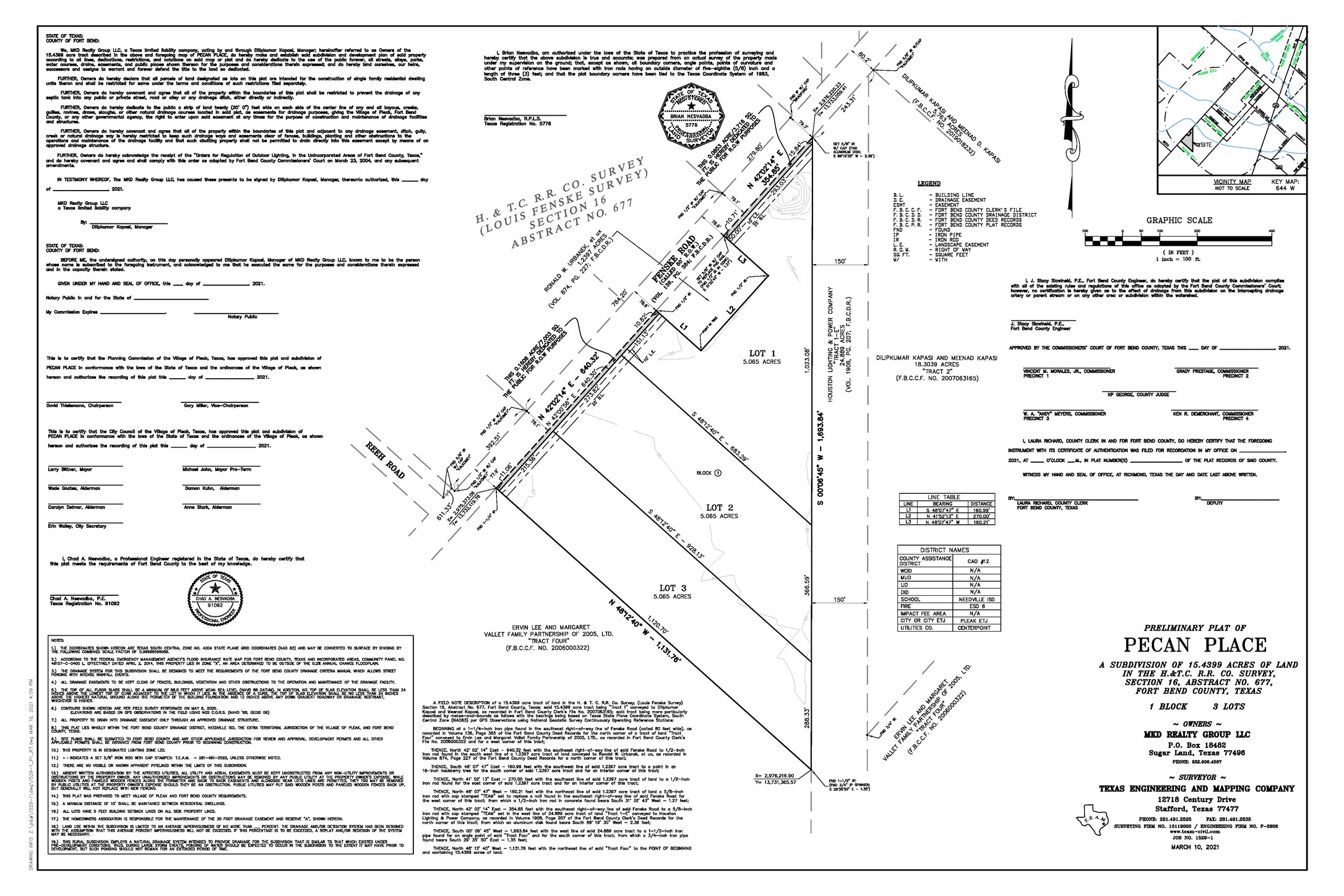 5415 LOT 1 Fenske Lane , Needville, TX, 77461 | 8851759 | Realty Texas LLC